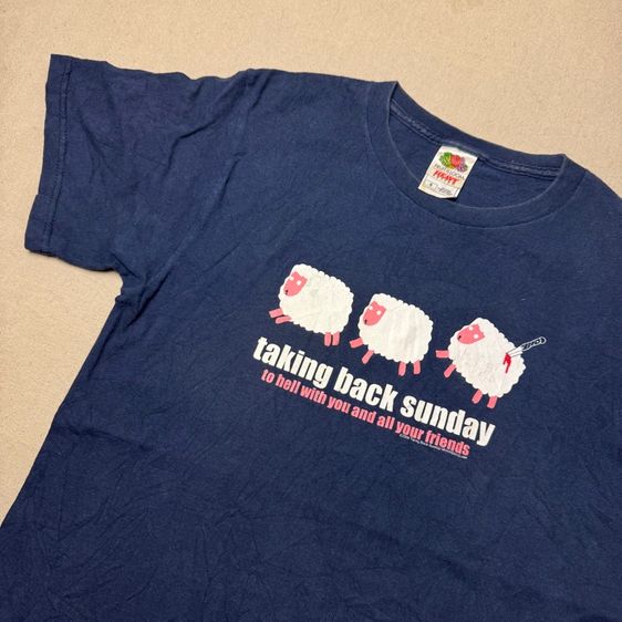 เสื้อยืด Taking Back Sunday งานปี 2008 Size S รูปที่ 4