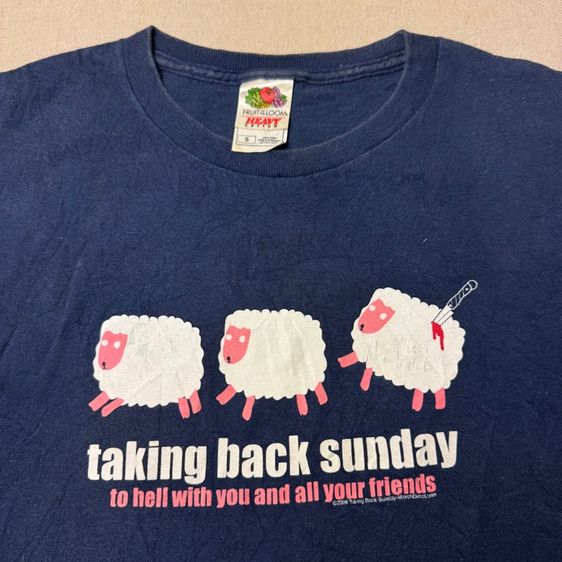 เสื้อยืด Taking Back Sunday งานปี 2008 Size S