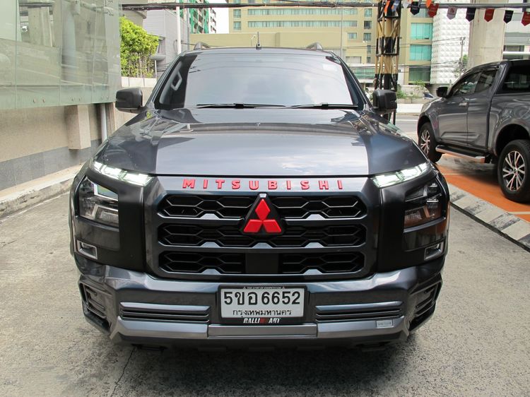 Mitsubishi Triton 2024 All New Double Cab 2.4 Plus Prime Pickup ดีเซล ไม่ติดแก๊ส เกียร์อัตโนมัติ เทา รูปที่ 3
