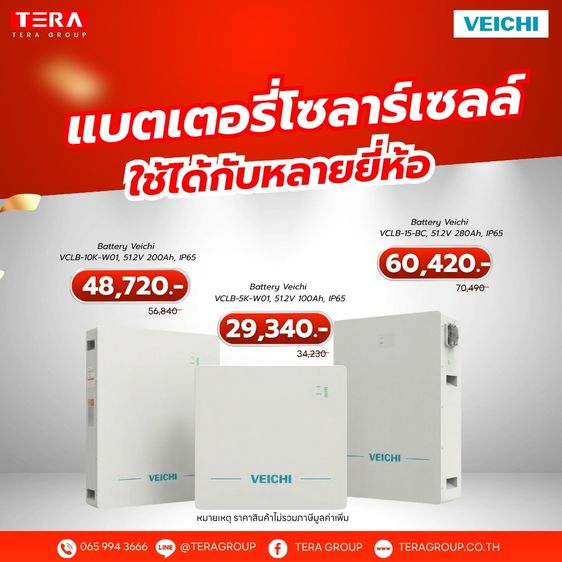แบตเตอรี่ลิเที่ยม 48V IP65 ทนทาน คุณภาพ ราคาถูก