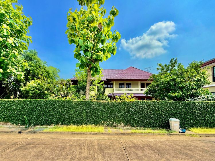 ขายถูก บ้านเดี่ยวห้องมุม 216 ตร.วา กฤษดานคร18 340 ตร.ม. 4 นอน 5 น้ำ ศาลาธรรมสพน์