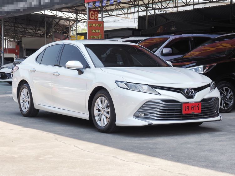 Toyota Camry 2020 2.0 G Sedan เบนซิน ไม่ติดแก๊ส เกียร์อัตโนมัติ ขาว