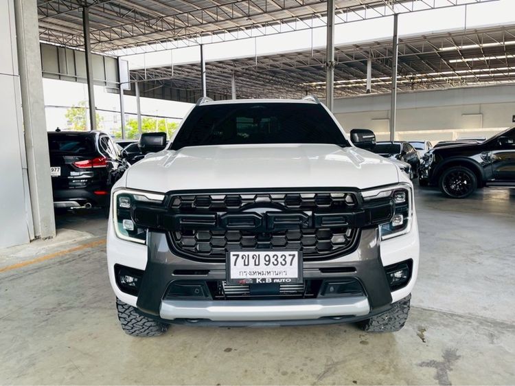 รถ Ford Ranger 2.0 Bi-Turbo 4WD Wildtrak สี ขาว