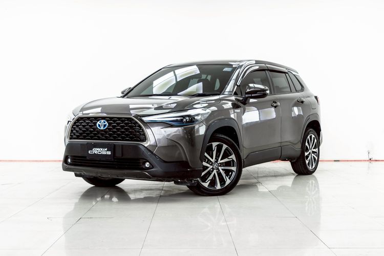รถ Toyota Corolla Cross 1.8 Hybrid Premium สี เทา