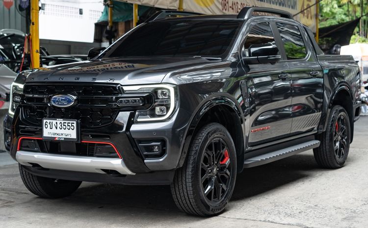 Ford Ranger 2025 2.0 Bi-Turbo Hi-Rider Storntrak Pickup ดีเซล ไม่ติดแก๊ส เกียร์อัตโนมัติ เทา รูปที่ 2