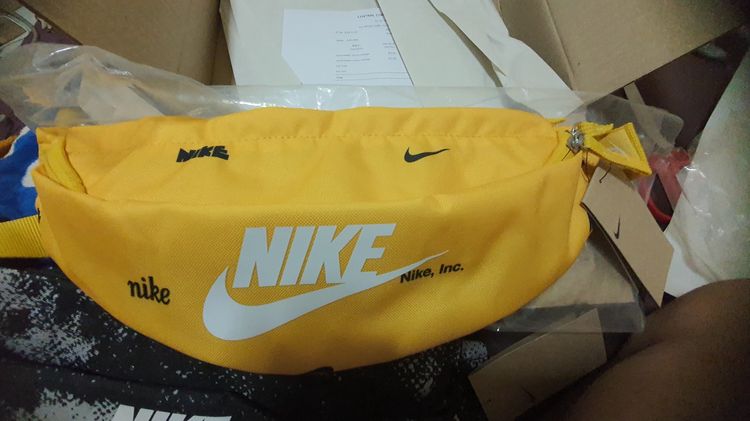 โพลีเอสเตอร์ ไม่ระบุ เหลือง  Nike รุ่น Heritage Waistpack Heritage Hip Pack - 3L (สินค้าของแท้)