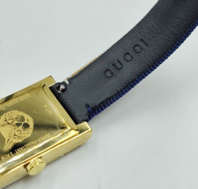 Gucci G-Frame White, Red and Blue Women's Watch YA147405 รูปที่ 10