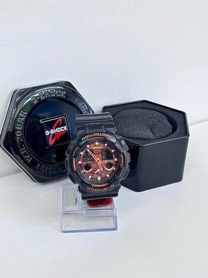G-SHOCK GA-100BR สีดําส้ม ของแท้ ครบกล่อง รูปที่ 6