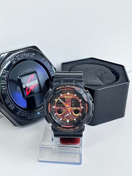 G-SHOCK GA-100BR สีดําส้ม ของแท้ ครบกล่อง รูปที่ 9