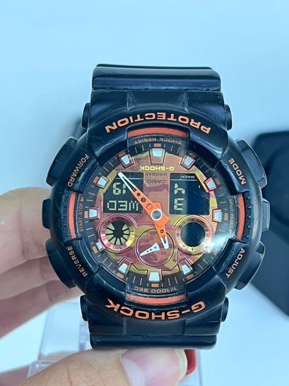 G-SHOCK GA-100BR สีดําส้ม ของแท้ ครบกล่อง รูปที่ 7