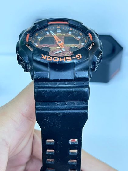 G-SHOCK GA-100BR สีดําส้ม ของแท้ ครบกล่อง รูปที่ 2
