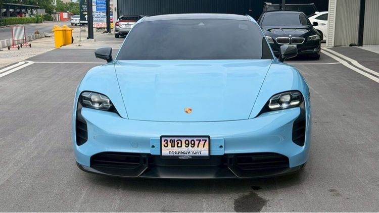 Porsche Taycan 2025 4S 4WD Utility-car ไฟฟ้า ไม่ติดแก๊ส เกียร์อัตโนมัติ ฟ้า