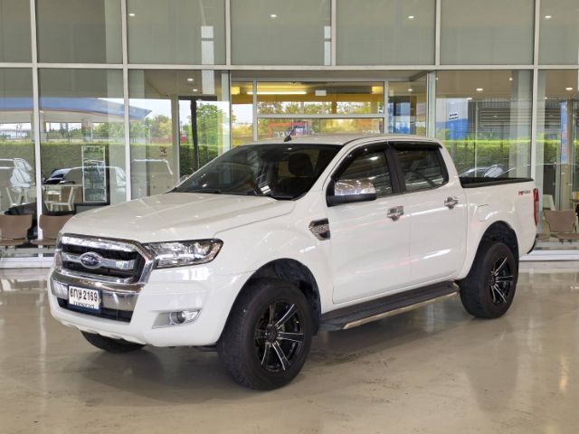 Ford Ranger 2017 2.2 Hi-Rider XLT Pickup ดีเซล ไม่ติดแก๊ส เกียร์ธรรมดา ขาว