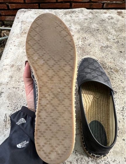 Gucci Espadrille In Black GG Supreme Canvas 39EU รูปที่ 5