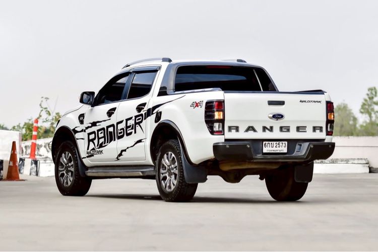 Ford Ranger 2017 3.2 Wildtrak 4WD Pickup ดีเซล ไม่ติดแก๊ส เกียร์อัตโนมัติ ขาว รูปที่ 3