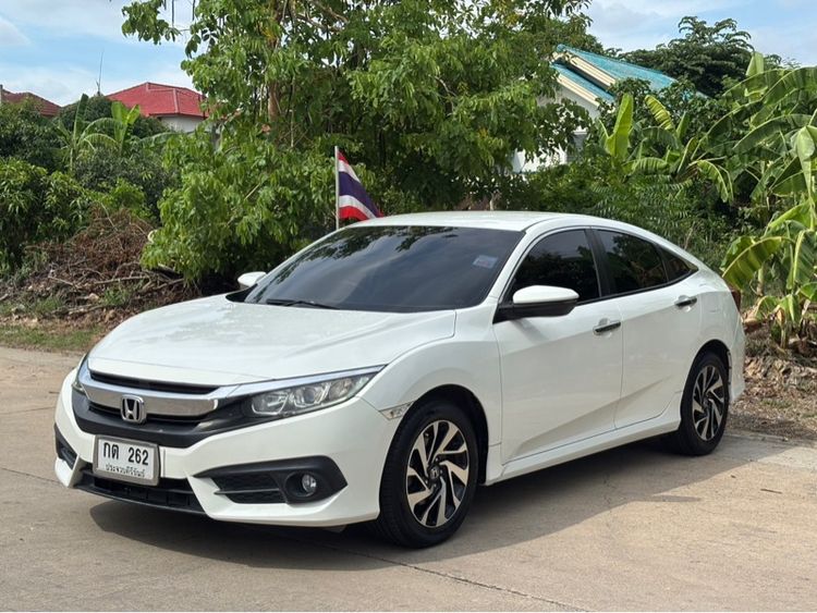 Honda Civic 2016 1.8 EL i-VTEC Sedan เบนซิน ไม่ติดแก๊ส เกียร์อัตโนมัติ ขาว รูปที่ 3