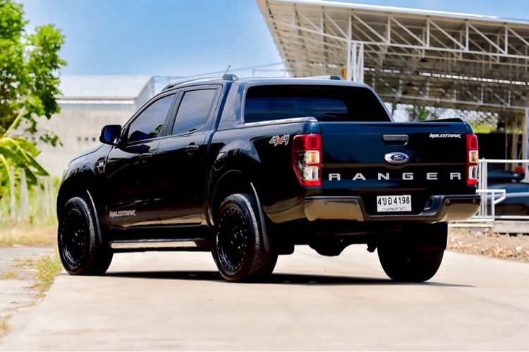 Ford Ranger 2016 3.2 Wildtrak 4WD Pickup ดีเซล ไม่ติดแก๊ส เกียร์อัตโนมัติ ดำ รูปที่ 2