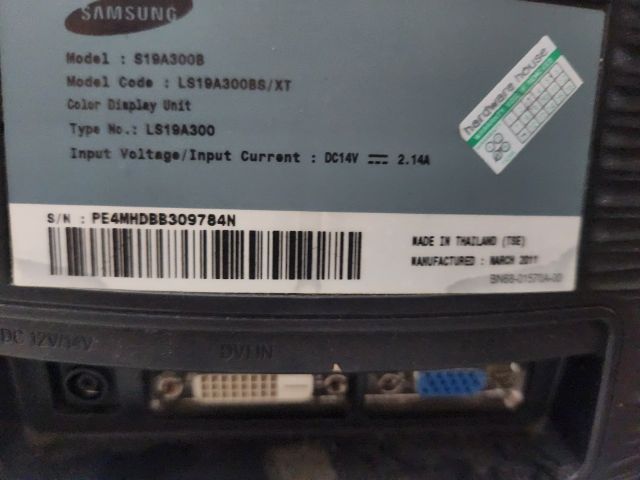 จอ led ซัมซุง 19" 19a300b ภาพสวยคมชัด ประกันไม่เป็นฝ้า ฟิล์มไม่เสื่อม พร้อมอะแด็ปเตอร์ รูปที่ 13