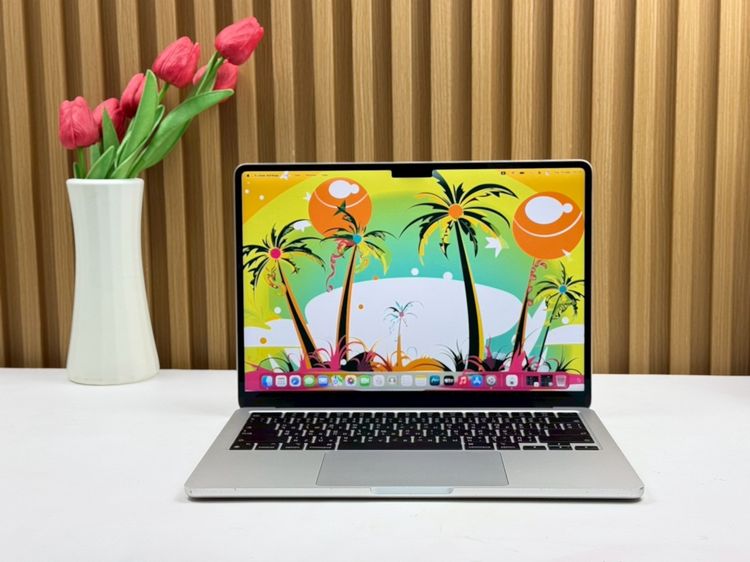 Apple แมค โอเอส 8 กิกะไบต์ อื่นๆ ไม่ใช่ MacBook Air 13.6-inch M2 2022 Ram8GB SSD256GB Silver