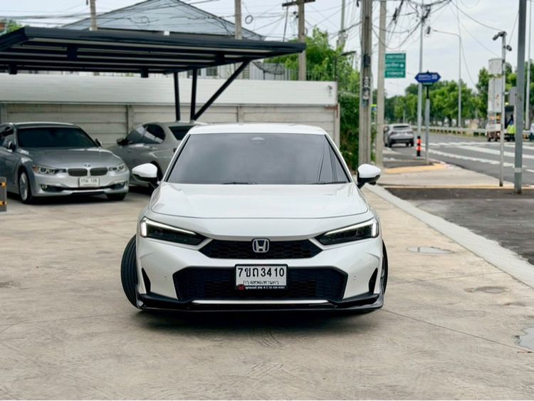 Honda Civic 2026 2.0 eHEV EL+ Sedan ไฮบริด ไม่ติดแก๊ส เกียร์อัตโนมัติ ขาว รูปที่ 3