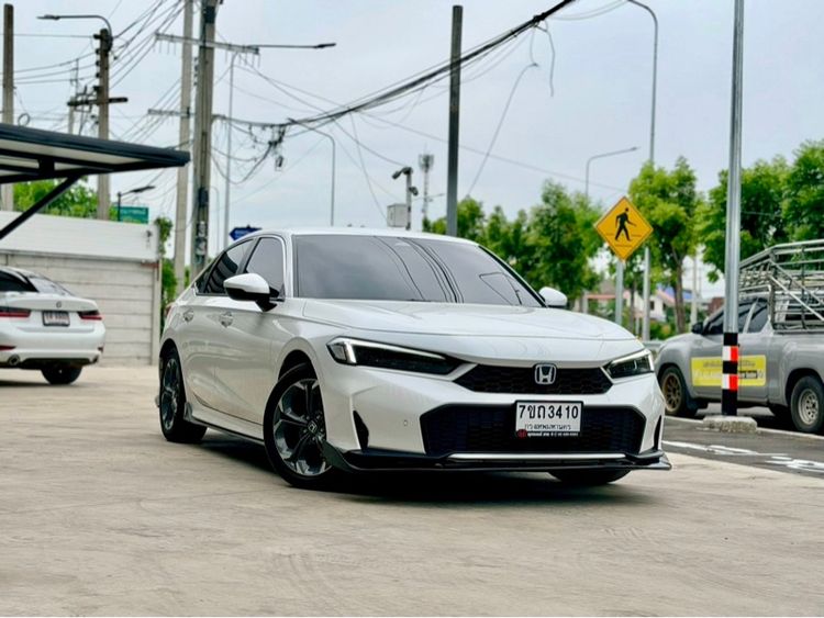 รถ Honda Civic 2.0 eHEV EL+ สี ขาว