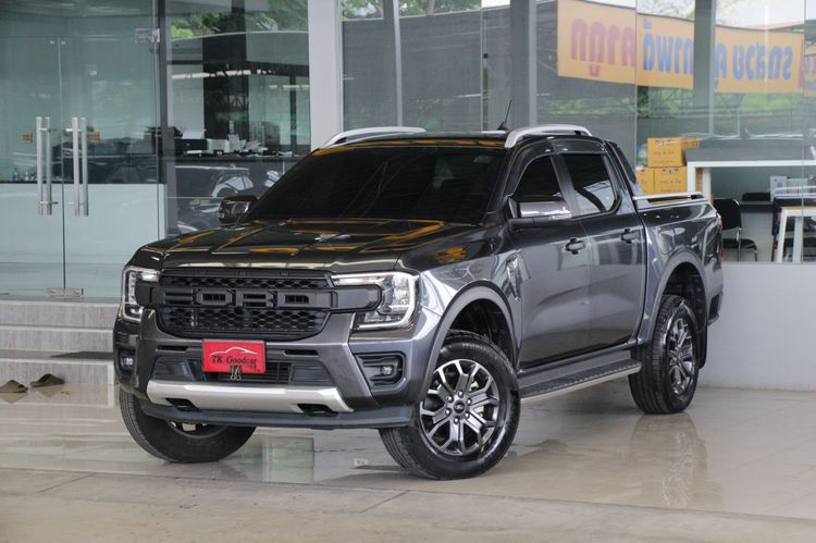 รถ Ford Ranger 2.0 Bi-Turbo Hi-Rider Wildtrak สี เทา