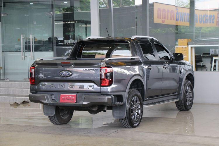 Ford Ranger 2022 2.0 Bi-Turbo Hi-Rider Wildtrak Pickup ดีเซล ไม่ติดแก๊ส เกียร์อัตโนมัติ เทา รูปที่ 2