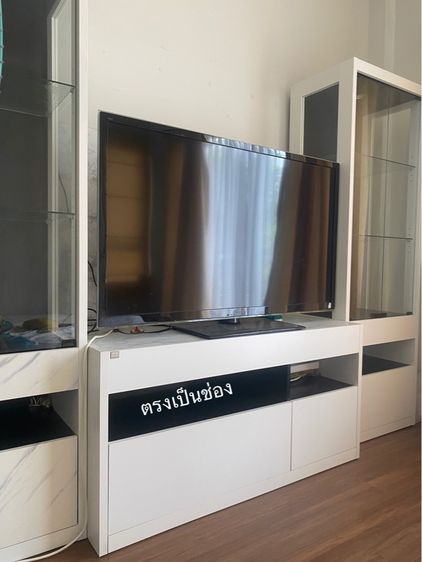 ที่วางทีวีพร้อมตู้โชว์ครบชุด(ไม่รวมทีวี) รูปที่ 13