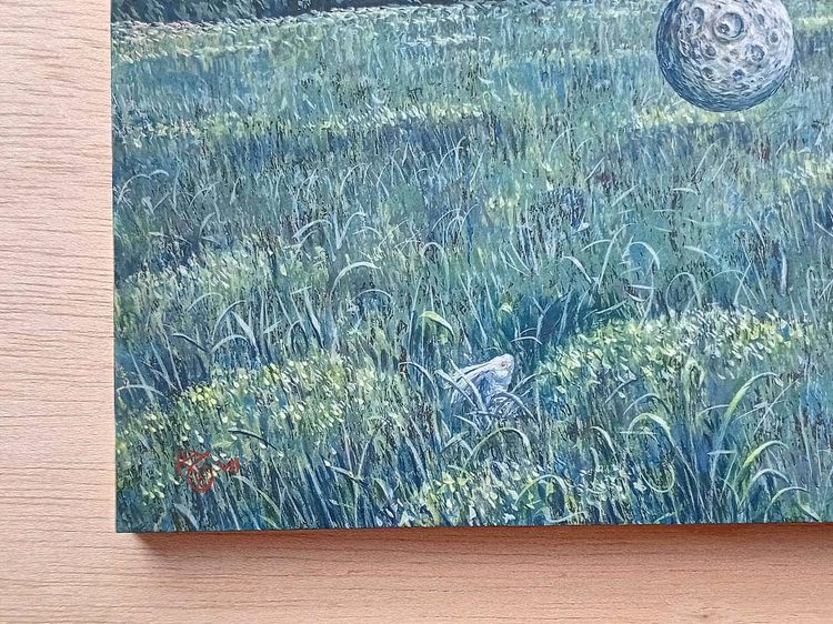 งานศิลปะ Hard Giclée with Hand-painted Acrylic on Wood Panel by Katsuhisa Toda รูปที่ 15