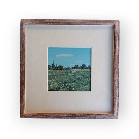 ภาพ งานศิลปะ Hard Giclée with Hand-painted Acrylic on Wood Panel by Katsuhisa Toda