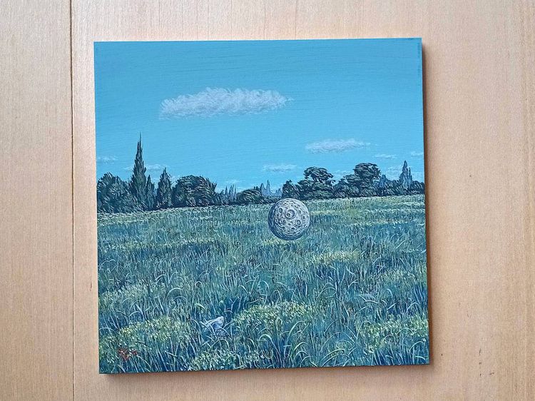 งานศิลปะ Hard Giclée with Hand-painted Acrylic on Wood Panel by Katsuhisa Toda รูปที่ 7