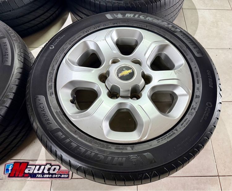 ล้อแม็กกระบะเตี๊ย เชฟได้ isuzuได้ ขอบ16 พร้อมยางมิชลีน 225 55 16 รูปที่ 4