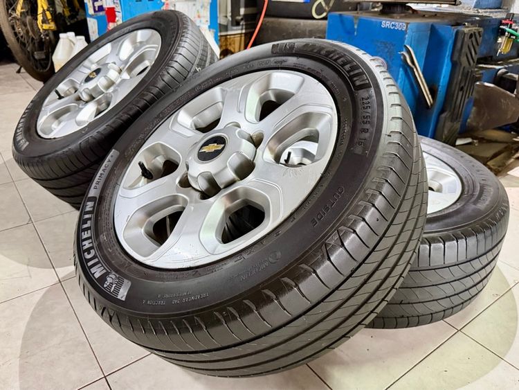 ล้อแม็กกระบะเตี๊ย เชฟได้ isuzuได้ ขอบ16 พร้อมยางมิชลีน 225 55 16 รูปที่ 8