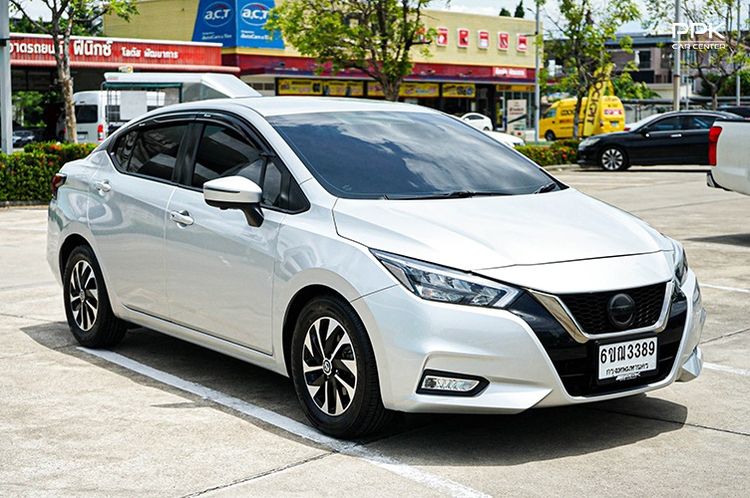 Nissan Almera 2020 1.0 VL Sedan เบนซิน ไม่ติดแก๊ส เกียร์อัตโนมัติ เทา รูปที่ 3