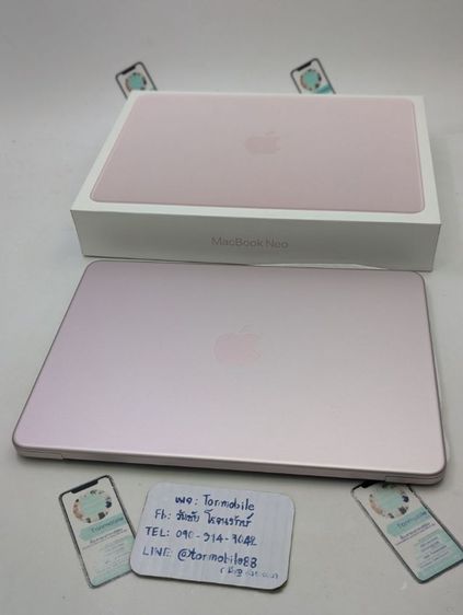 ขาย เทิร์น Macbook Neo Ram 8 Rom 512 ศูนย์ไทย รอบชาร์จ 3 รอบ สภาพใหม่เอี่ยม อุปกรณ์ครบยกกล่อง ประกันยาว 11 เดือน เพียง 18,590 บาท ครับ รูปที่ 2