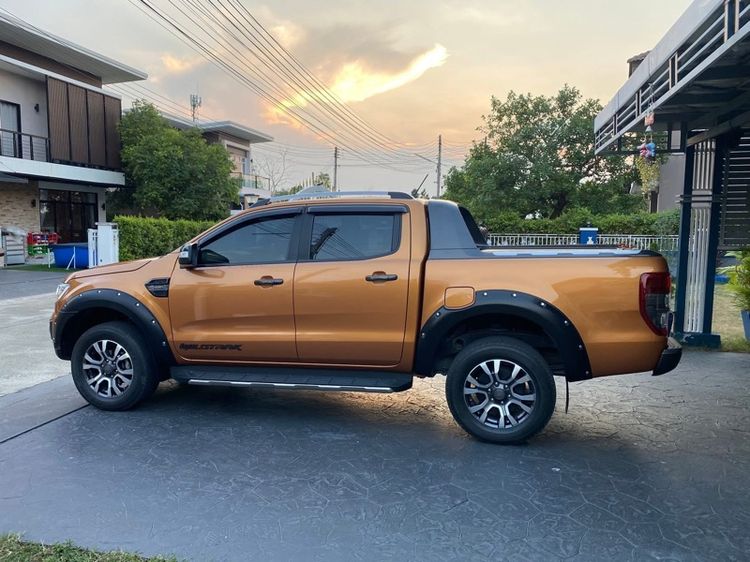 Ford Ranger 2019 2.0 Hi-Rider Wildtrak Pickup ดีเซล เกียร์อัตโนมัติ ส้ม รูปที่ 2