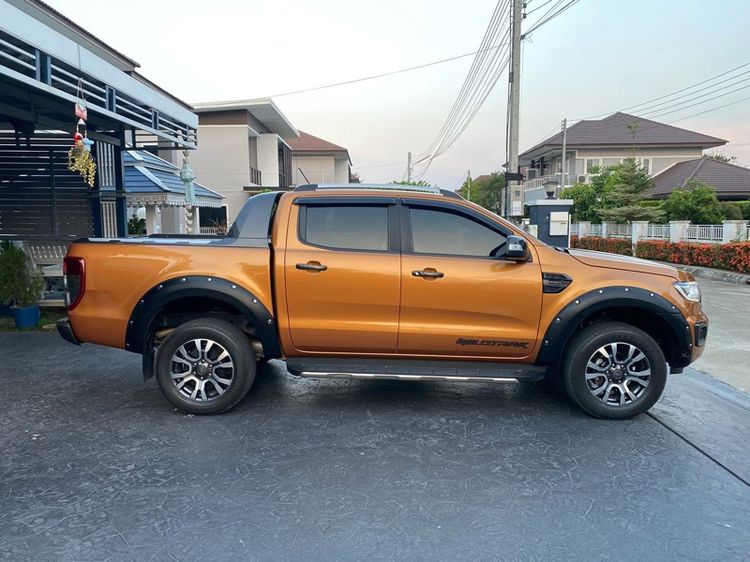 Ford Ranger 2019 2.0 Hi-Rider Wildtrak Pickup ดีเซล เกียร์อัตโนมัติ ส้ม รูปที่ 3