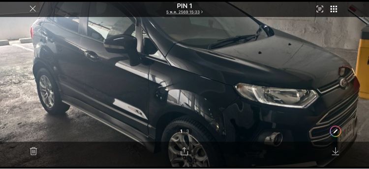 รถ Ford Ecosport 1.5 Titanium สี ดำ