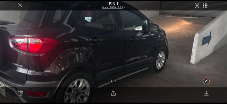 Ford Ecosport 2015 1.5 Titanium Utility-car เบนซิน ไม่ติดแก๊ส เกียร์อัตโนมัติ ดำ รูปที่ 3