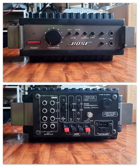 Bose 2705MX Mixing Power Amplifier เป็นแอมป์วินเทจ คุณภาพดี จากญี่ปุ่น SPR BOSE โบส