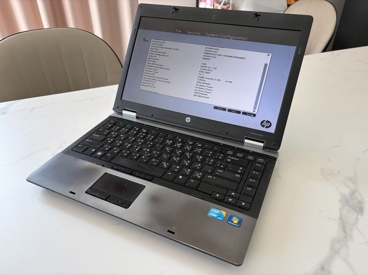 HP ProBook 6450 core i5 2.4Ghz RAM 4 GB HD 250 GB จอ 14 นิ้ว งานช่าง หรือ เป็นอะไหล่ รูปที่ 3