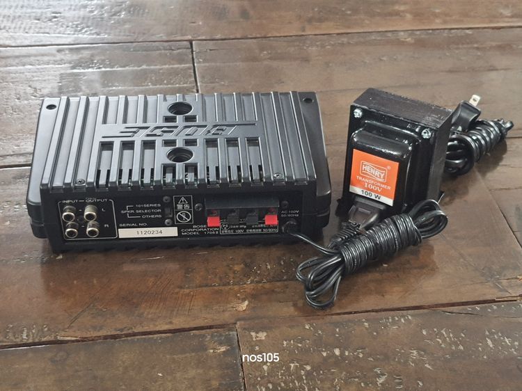 BOSE 1705 II มือสอง ทดสอบแล้ว 100VAC พร้อมสายไฟจากญี่ปุ่น รูปที่ 2