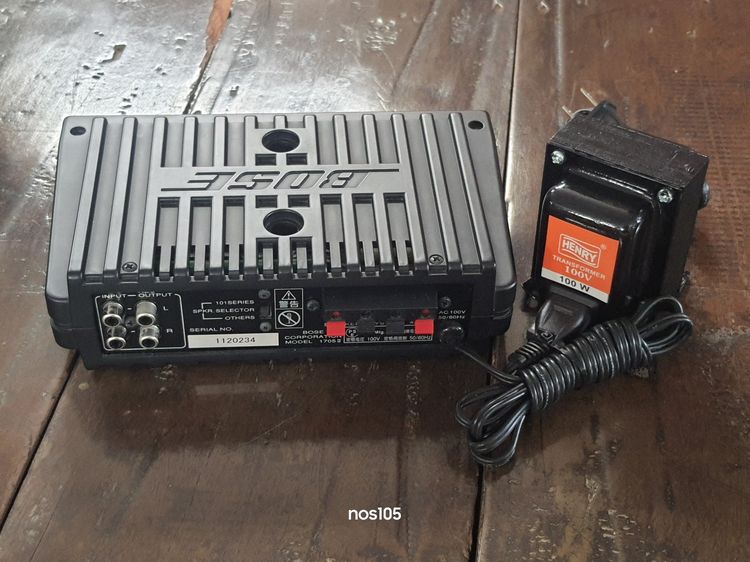 BOSE 1705 II มือสอง ทดสอบแล้ว 100VAC พร้อมสายไฟจากญี่ปุ่น