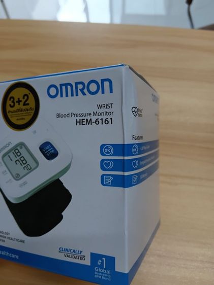 เครื่องใหม่ มีประกันศูนย์ Omron Hem-6161 เครื่องวัดความดันที่ข้อมือ รูปที่ 4