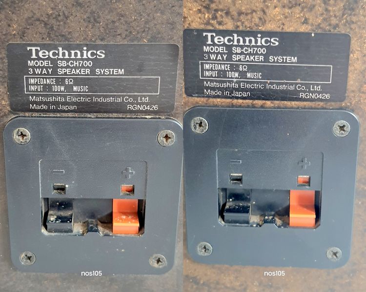 ลำโพง Technics SB-CH700 Hi-Fi 3 ทาง แบบ Bass Reflex SPR รูปที่ 15
