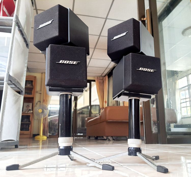 Bose cube 501X Standard Satellite Double Cube + ขาตั้ง 1 คู่
