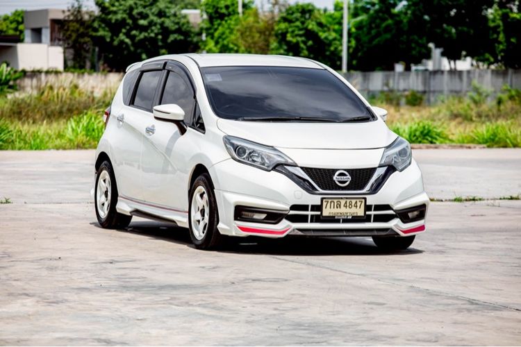Nissan Note 2018 1.2 VL Sedan เบนซิน ไม่ติดแก๊ส เกียร์อัตโนมัติ ขาว รูปที่ 3