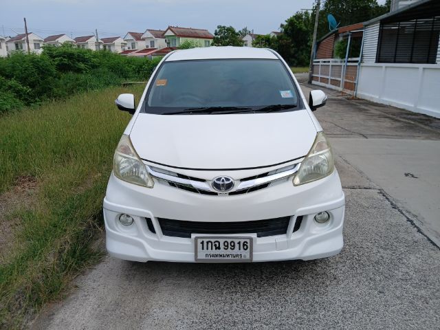 Toyota Avanza 2012 1.5 G Utility-car เบนซิน ไม่ติดแก๊ส เกียร์ธรรมดา ขาว รูปที่ 2