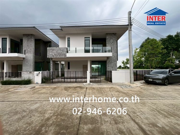 บ้านเดี่ยว 2 ชั้น 150.4 ตร.ว. หมู่บ้านเอสเกต พรีเมี่ยม ราชพฤกษ์-346 ซอยวัดท่าเกวียน ถนนราชพฤกษ์ ถนนหมายเลข345 ปากเกร็ด นนทบุรี