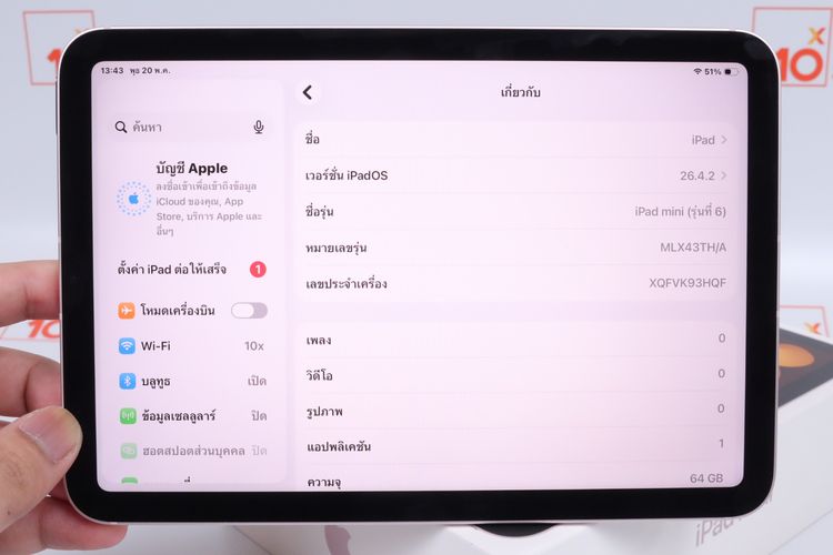 iPad mini 6 64GB WiFi+Cellular รูปที่ 2